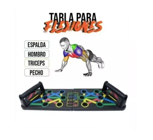 Tabla push-up en uso