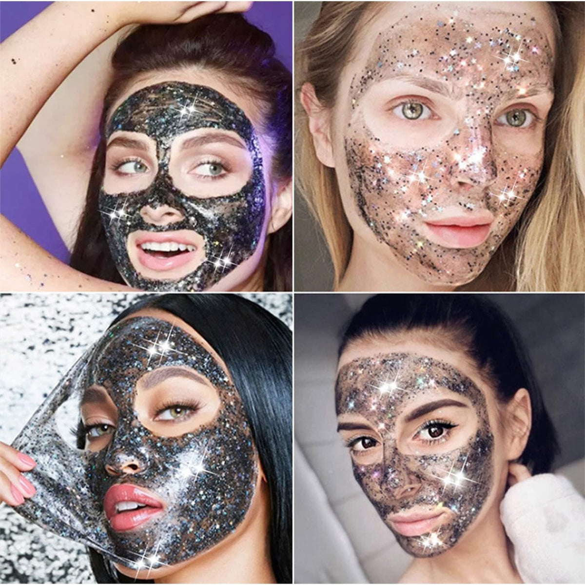 Mascarilla peel-off aplicada