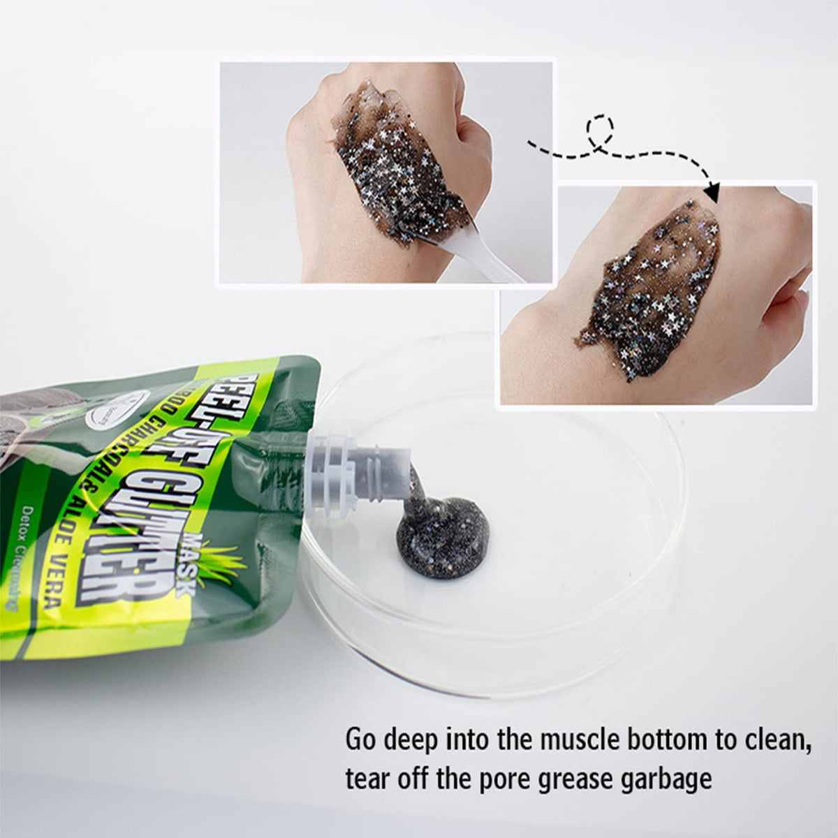 Mascarilla peel-off detalle