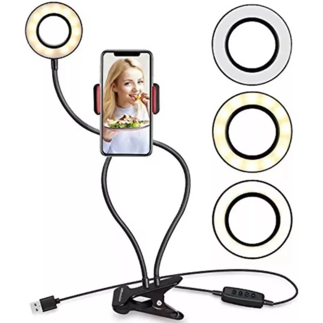 Aro de luz para celular