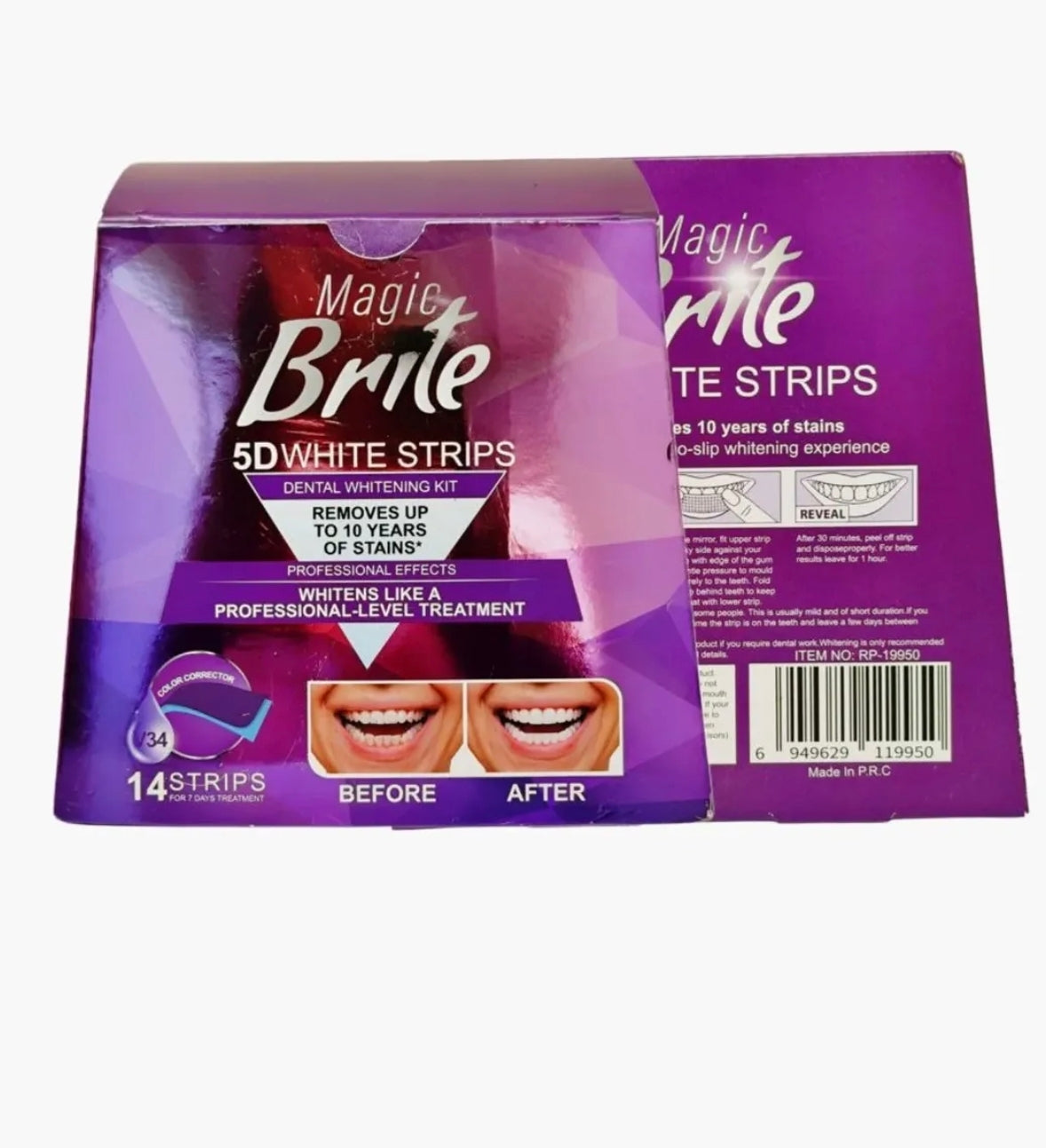 Kit tiras blanqueadoras dentales