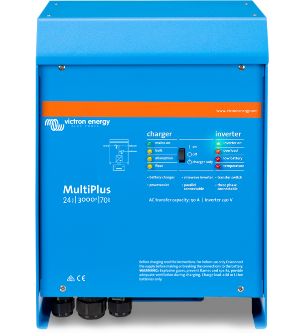 Multiplus
  24V 3000VA 230V 50Hz carg. 70A, conmut. 16A