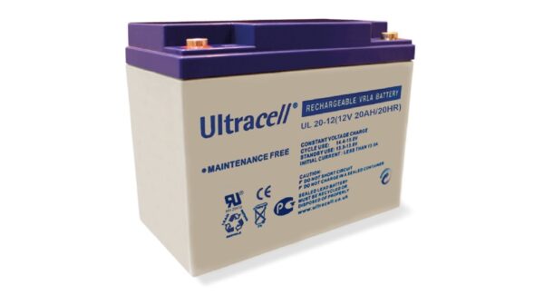 Batería
  UltraCell AGM 12V & 20Ah