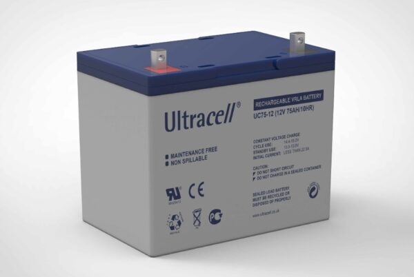 Batería
  UltraCell AGM 12V & 75Ah
