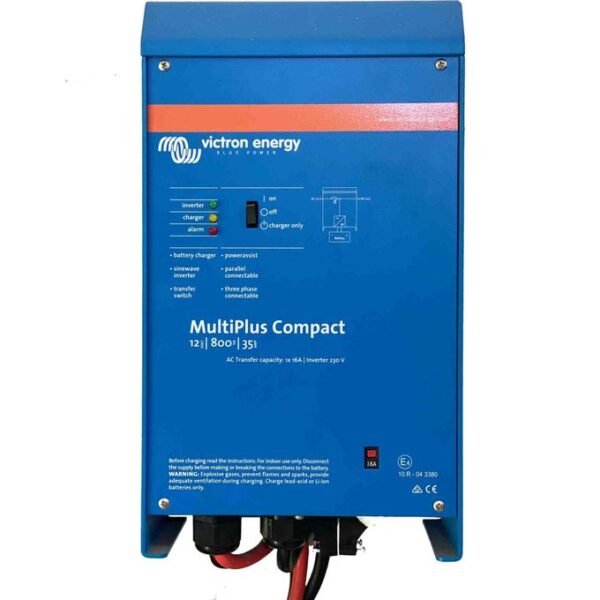 Multiplus
  Compact 12V 800VA 230V 50Hz carg. 35A, conmut. 16A
