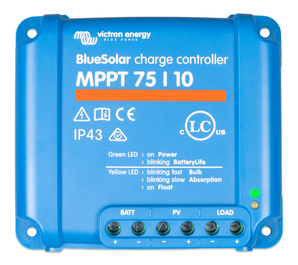 BlueSolar
  MPPT 75/10 Regulador de Carga 12/24V-10A 75V